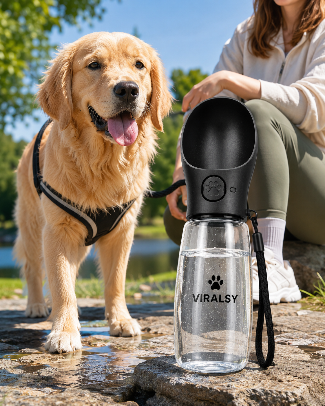 VIRALSY™ Tragbare Hundetrinkflasche